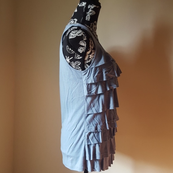 Liz Claiborne 💙Light Blue Layered Top - Picture 3 of 5